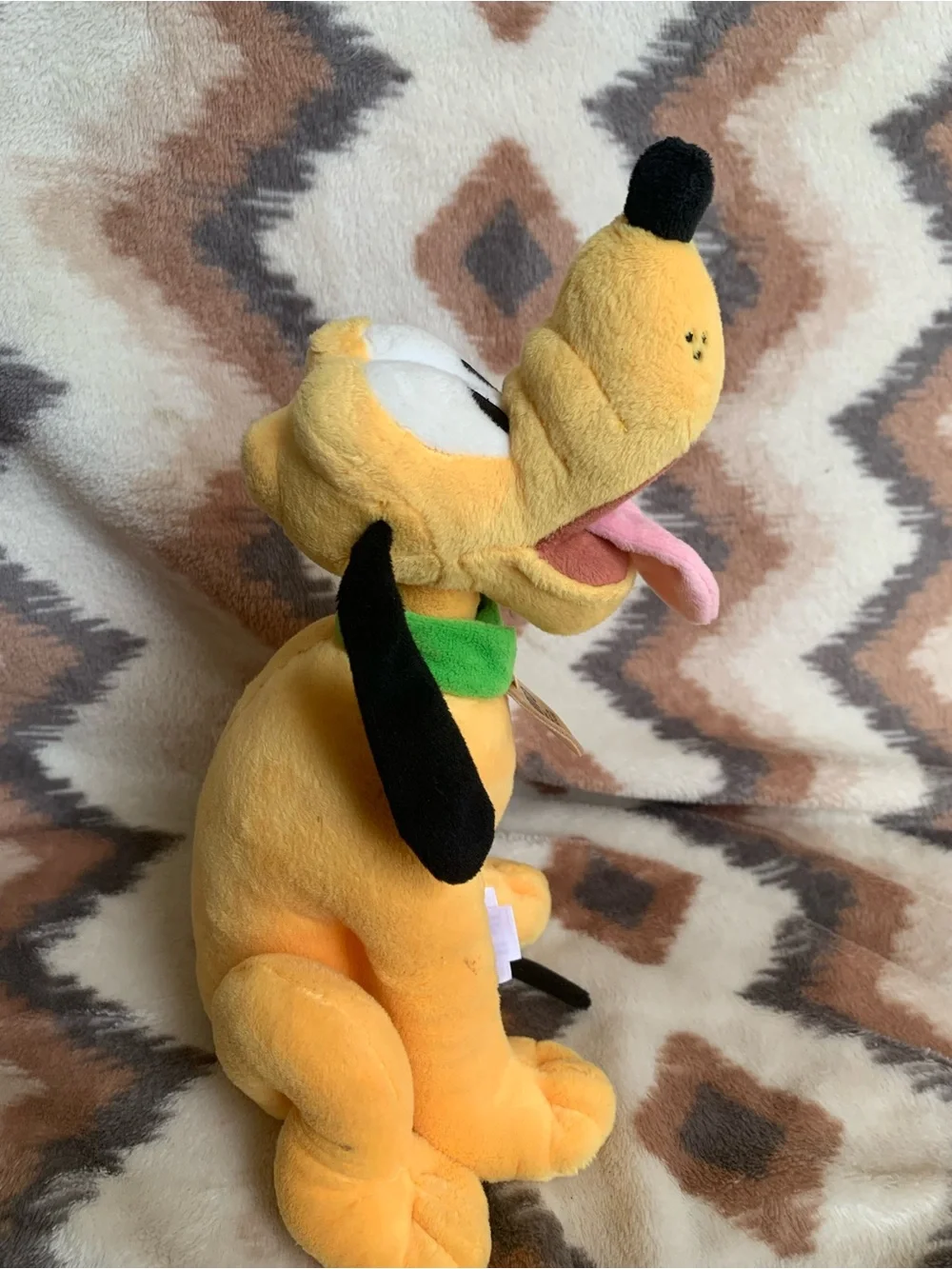 Disney Theme Parks PLUTO Dog Tag If Found Return to Mickey 10” Plush